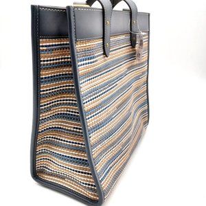 COACH Upwoven Leather Field Tote